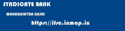 SYNDICATE BANK  MAHARASHTRA NASIK    ifsc code